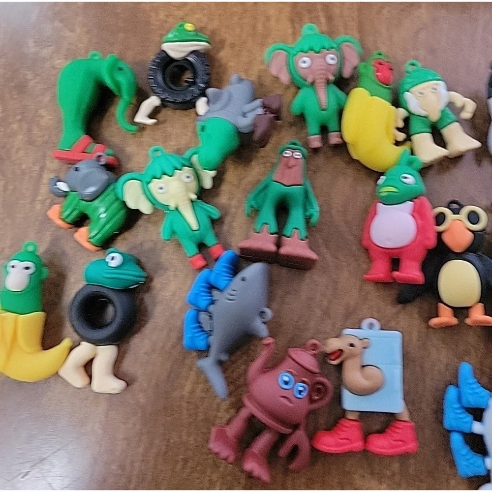 Italian Brainrot Toy Set Desk Decor Car Accessories Bag Charms figures keychains